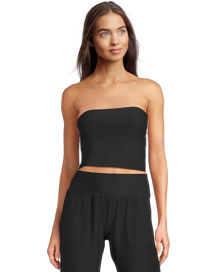 

Топ Beyond Yoga Spacedye Strapless Stripe Top, цвет Darkest Night/Cloud White