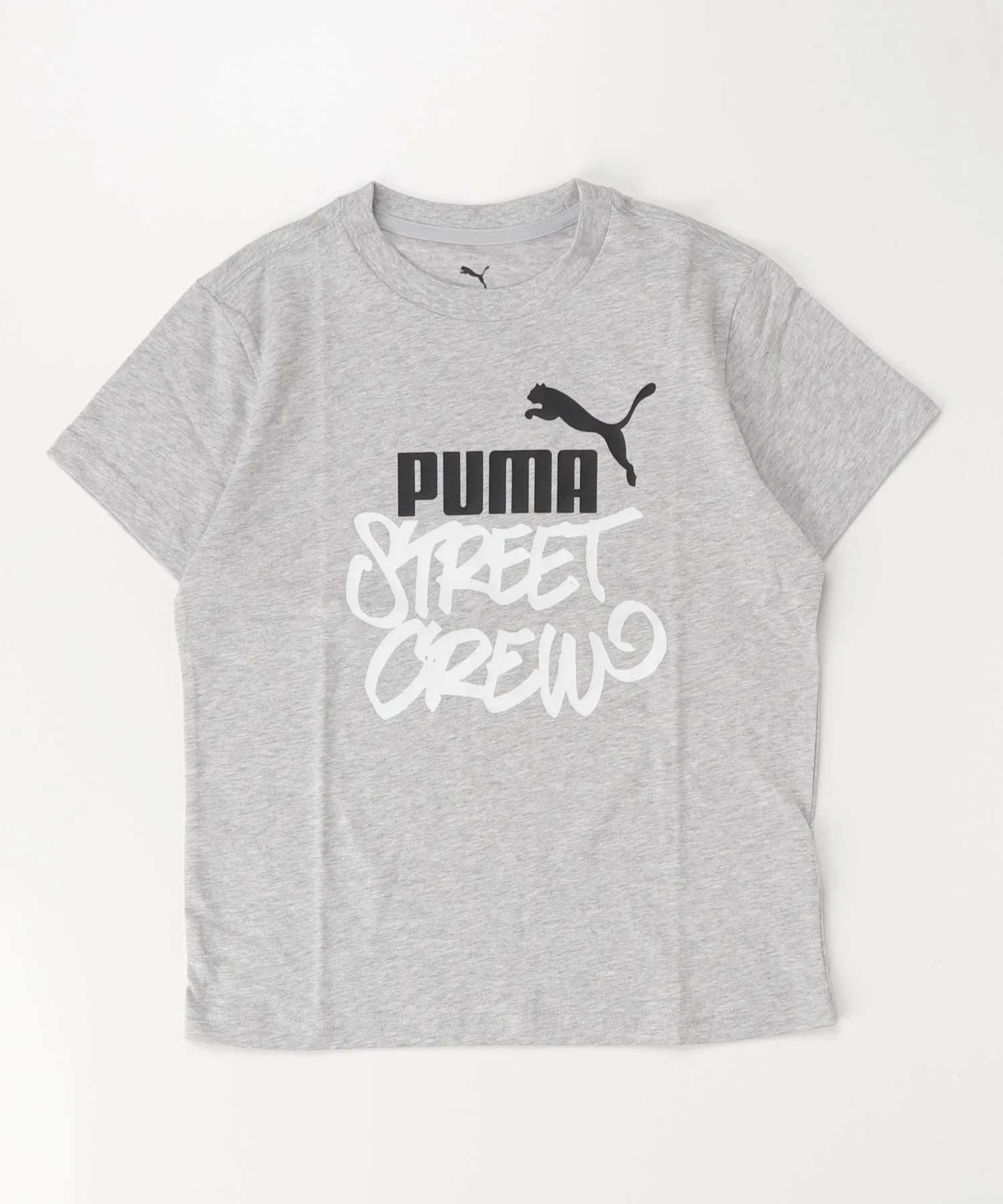 Детская футболка PUMA MID90S с графикой серого цвета