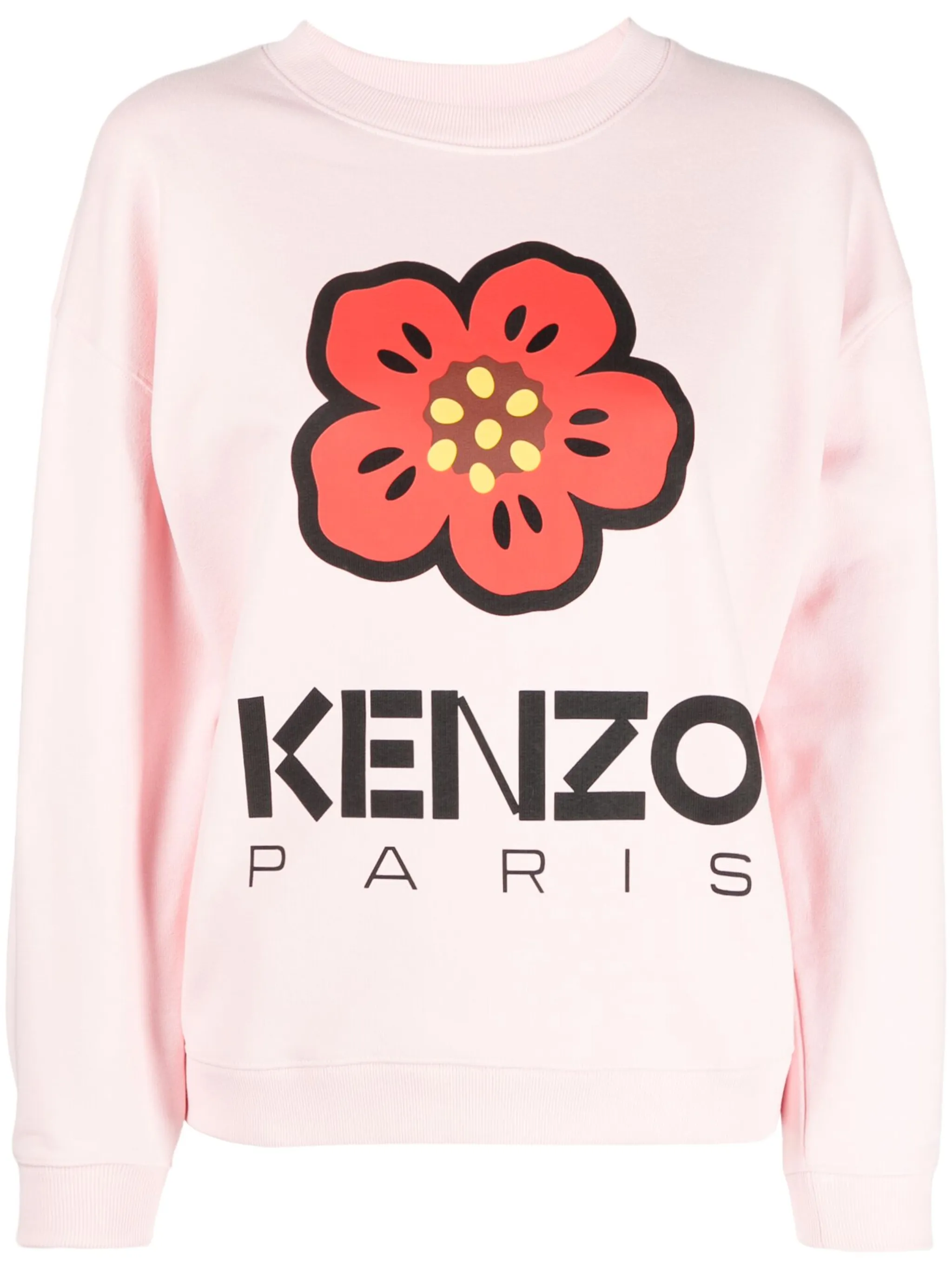 

Толстовка с принтом Kenzo, розовый