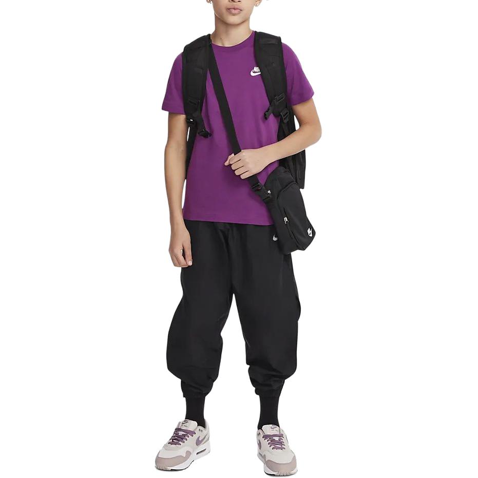 Детская технологичная футболка Nike Tech Purple — фото 4