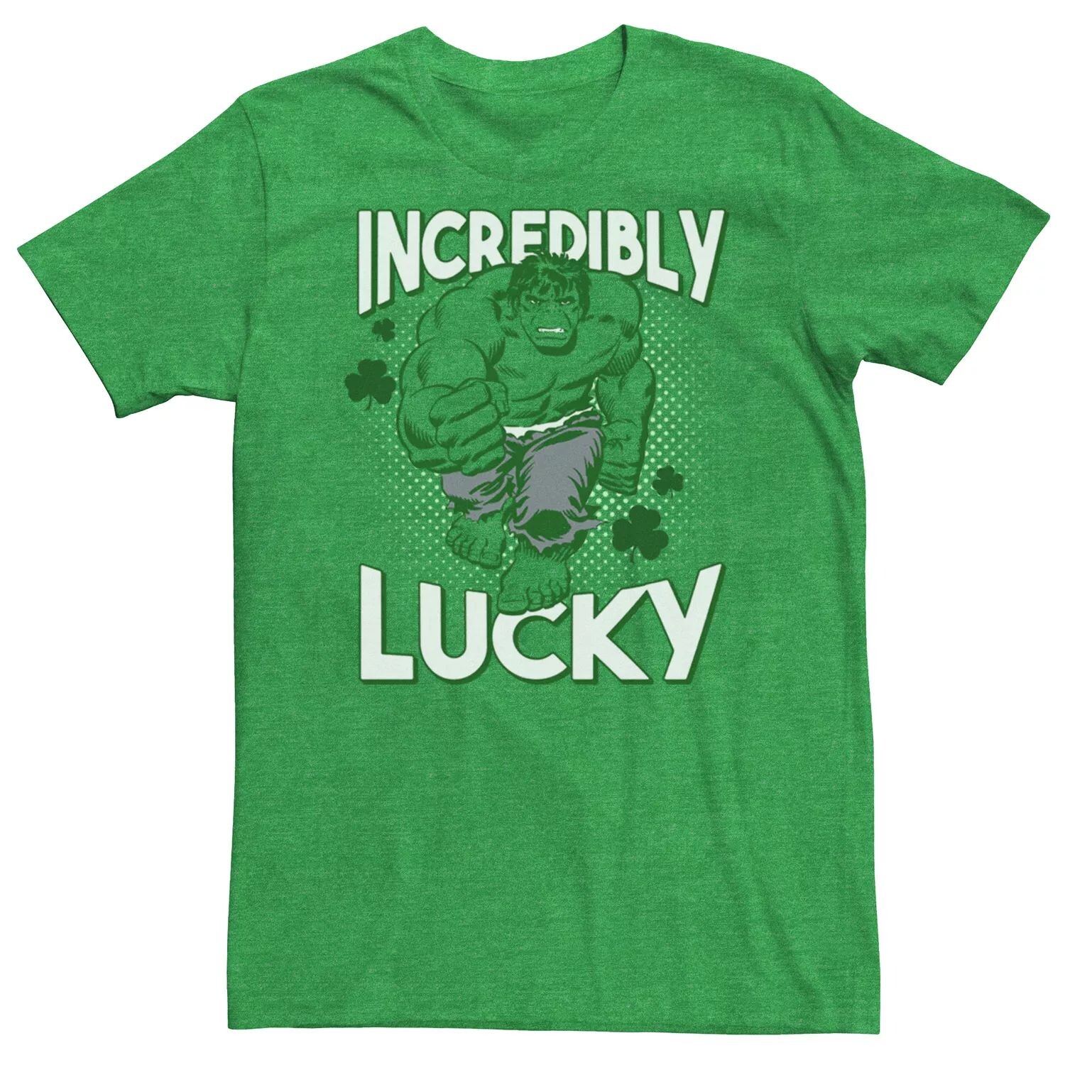 

Мужская футболка Marvel Hulk Incredible Lucky St. Патрика Licensed Character