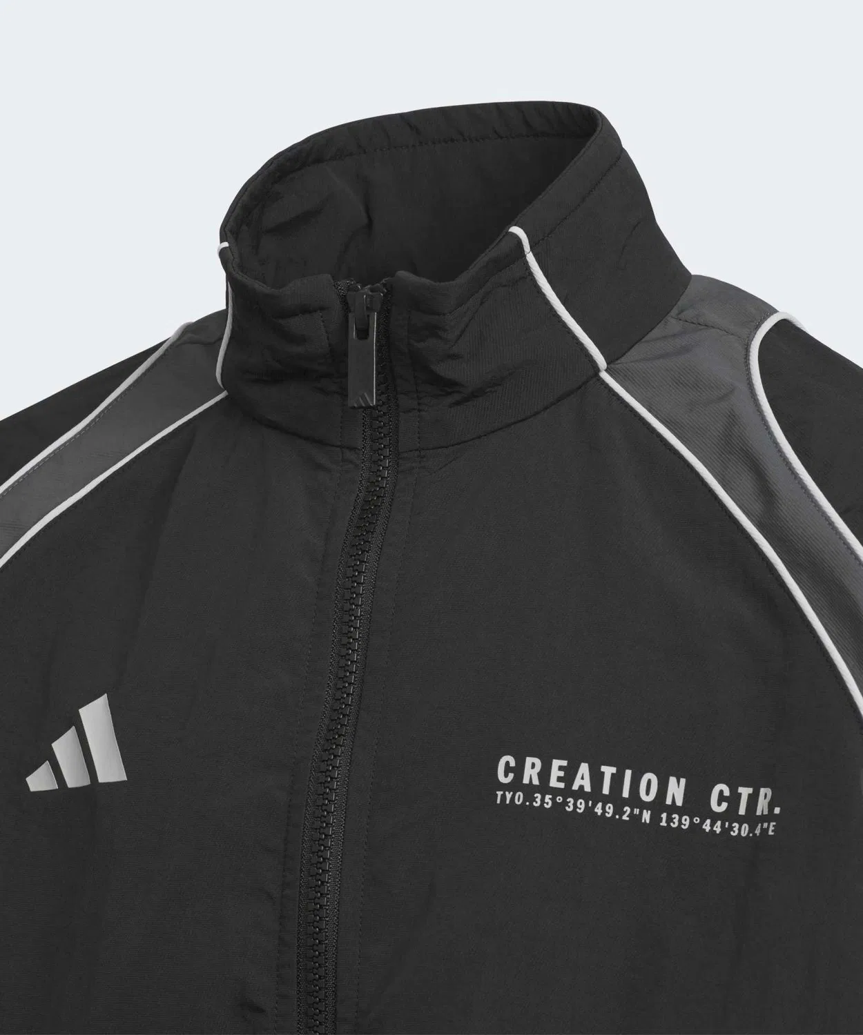 Куртка детская adidas Brand Love свободного кроя, легкая тканая, черная — фото 3