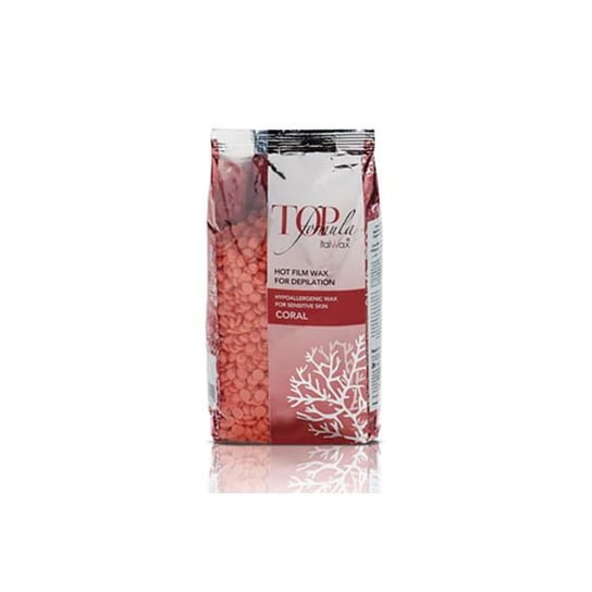 

Воск ItalWax Top Formula Coral Film - гипоаллергенный коралловый воск для чувствительной кожи в гранулах для депиляции без полосок, низкотемпературный саше 100г