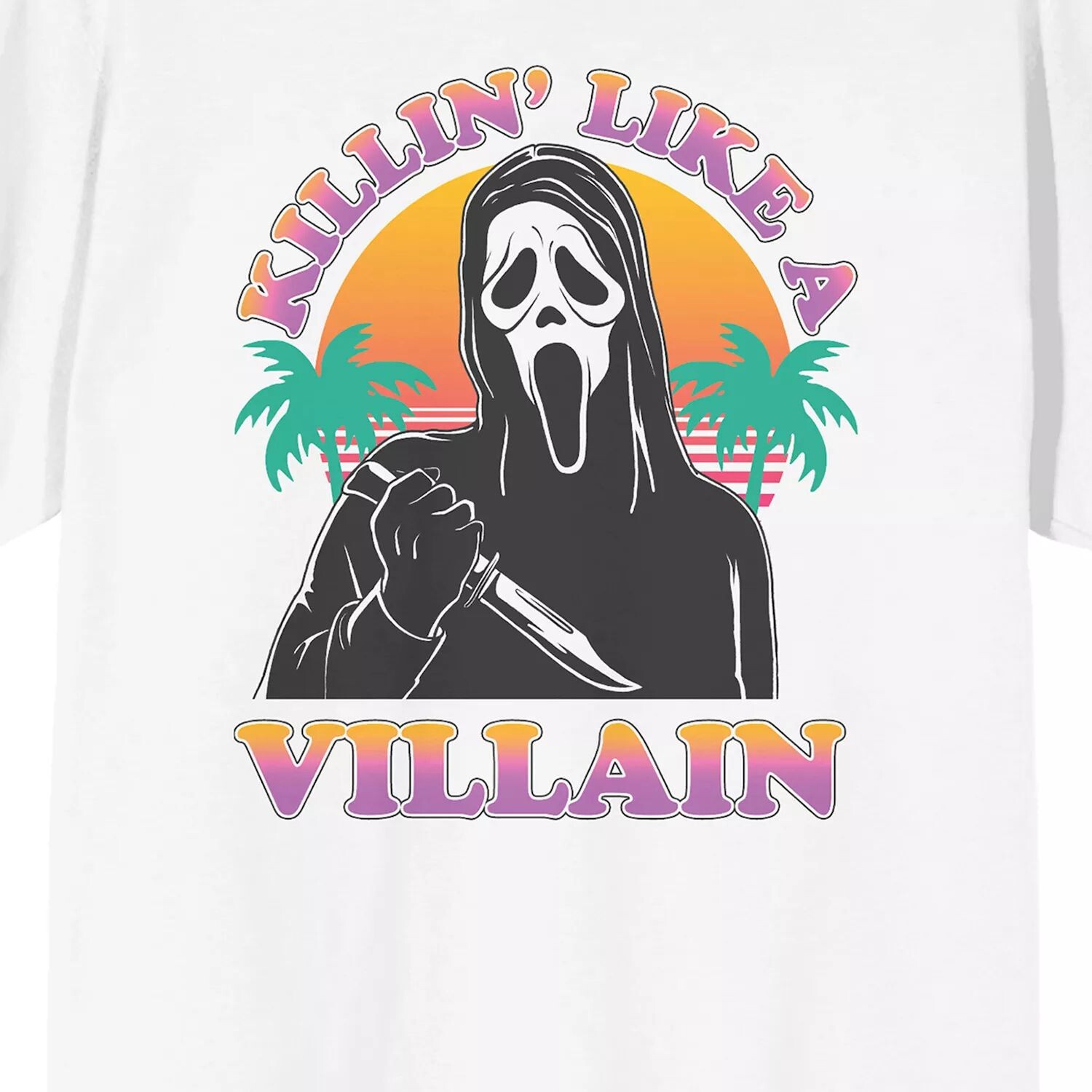 

Мужская футболка Ghostface Chillin Like A Villain Licensed Character