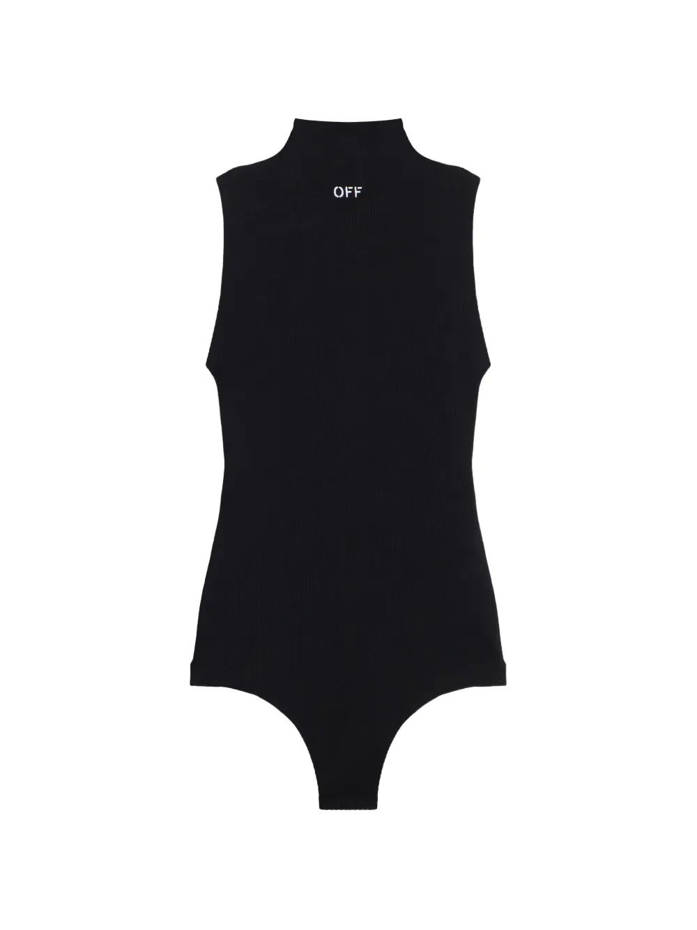 

Рифленое боди Stamp Off-White, черный