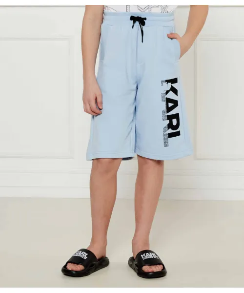 

Шорты Regular fit Karl Lagerfeld Kids, синий