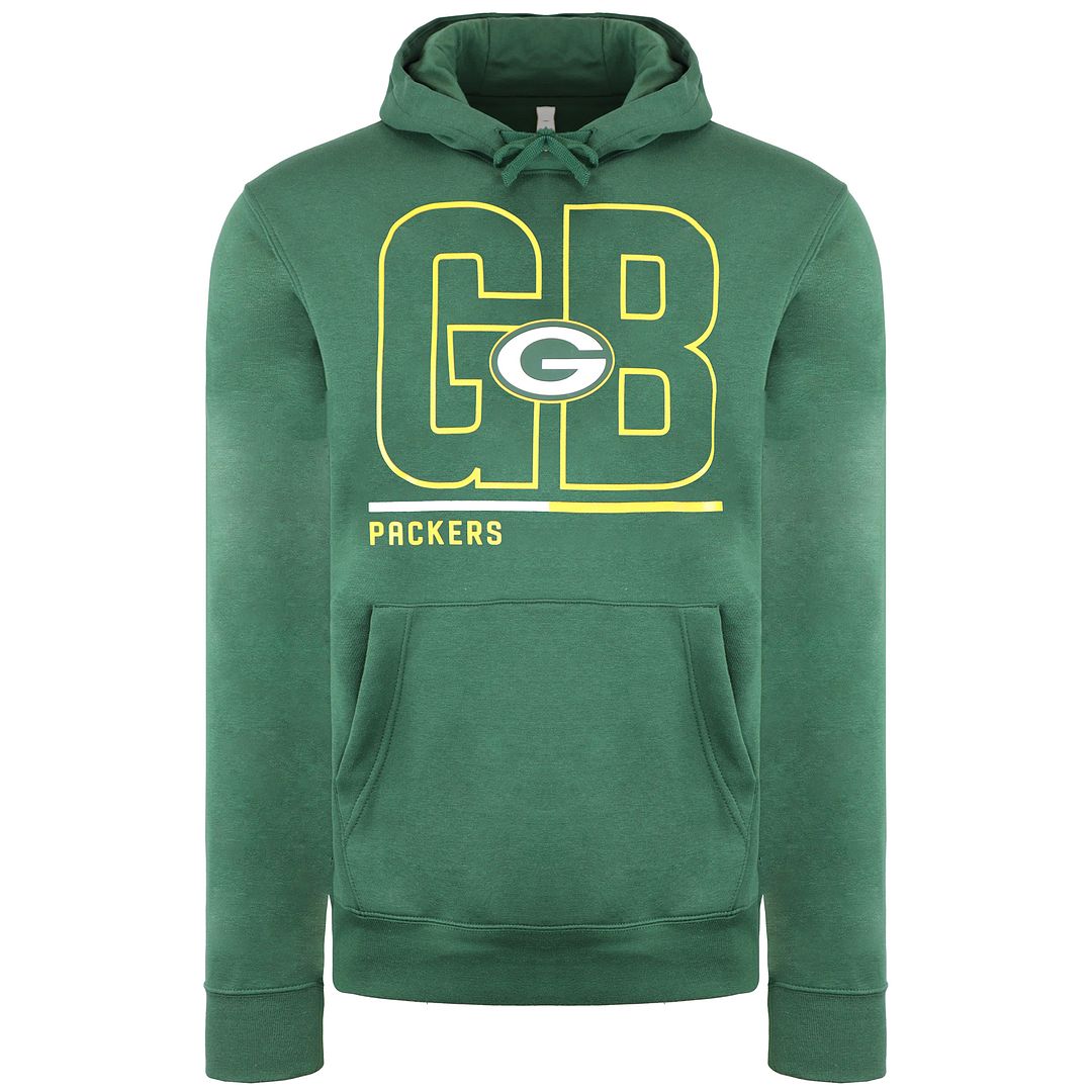 

Толстовка с капюшоном nfl green bay packers club city code Nike, зеленый