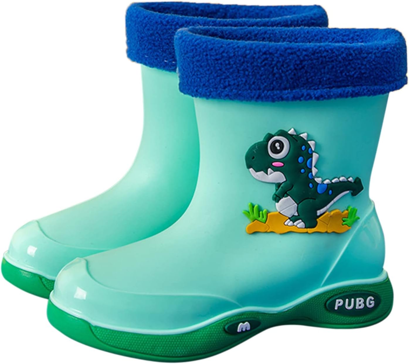 

Детские водонепроницаемые резисапоги унисекс с принтом динозавров, легкие резисапоги для мальчиков и девочек Generic, зеленый