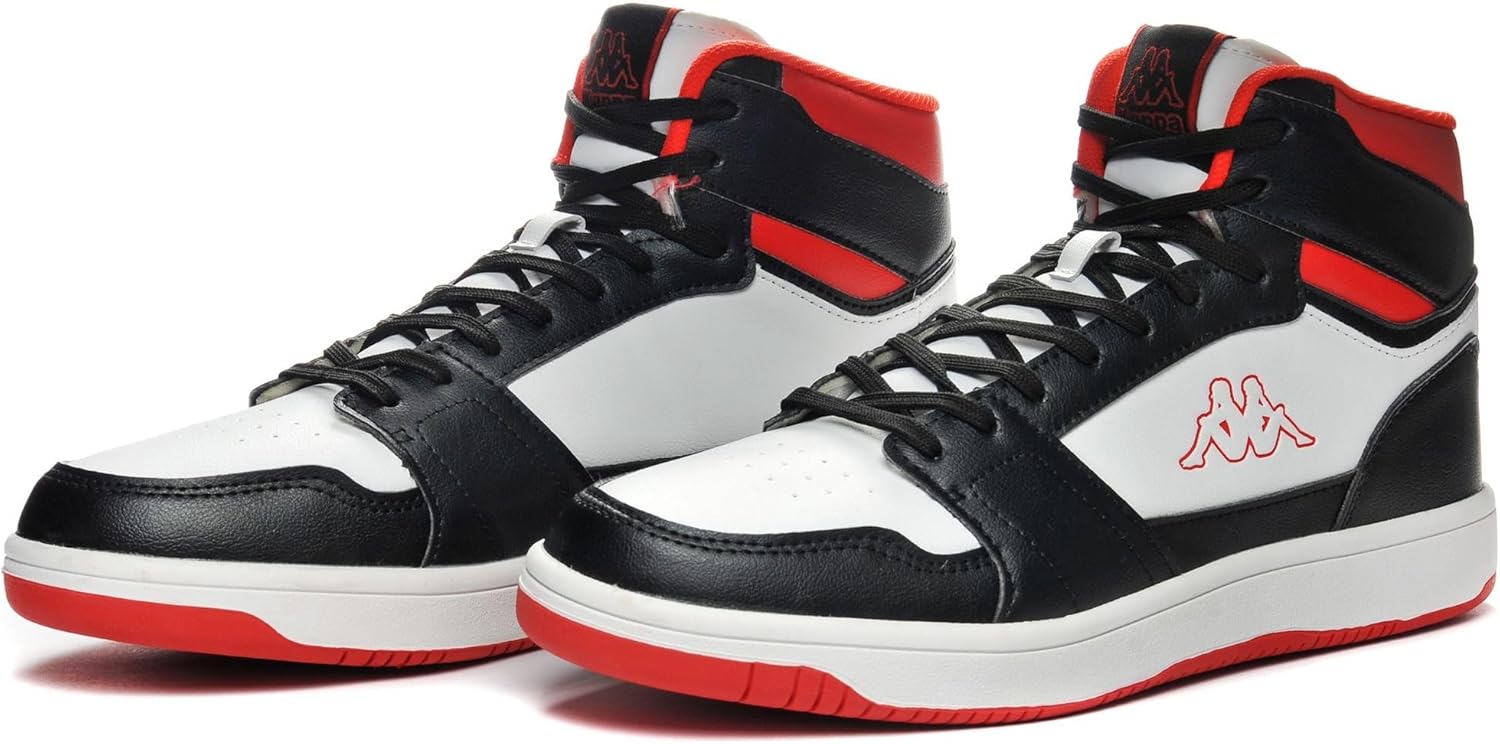 

Унисекс кроссовки Kappa Basil MD, белый/черный/красный