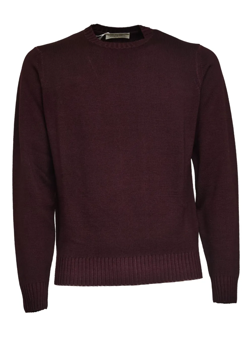 

Джемпер с круглым вырезом и длинными рукавами Filippo De Laurentiis, красный