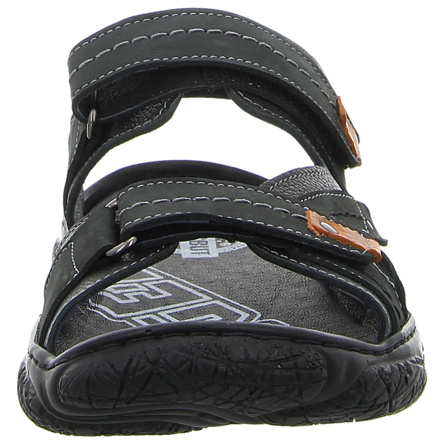 Wander- & Trekkingsandalen из кожи Krisbut, серый — фото 4