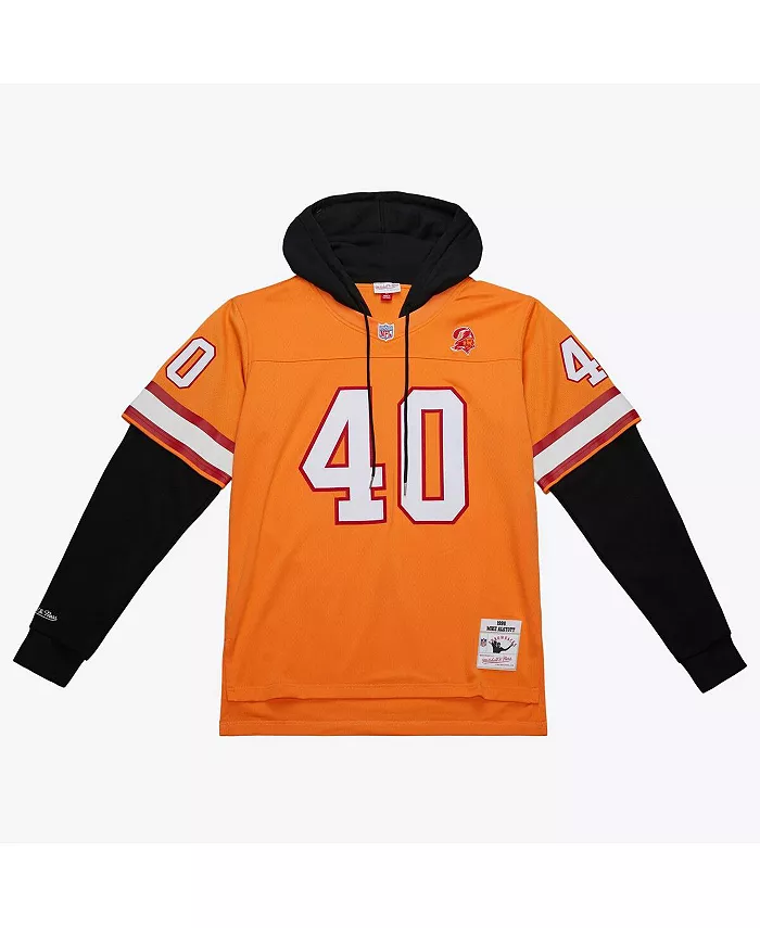 

Мужская майка Олстотт оранжевая Tampa Bay Buccaneers имя игрока номер толстовка с капюшоном Legacy Jersey Mitchell & Ness