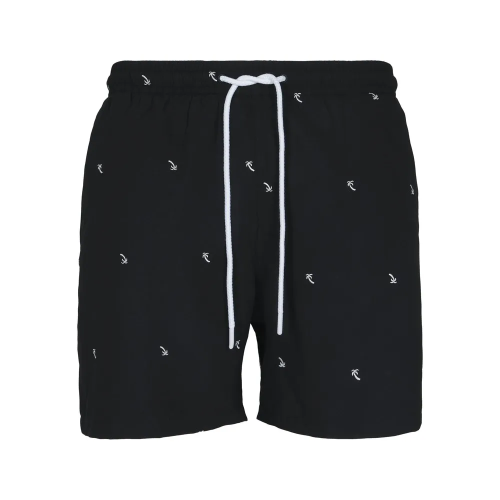 

Шорты для плавания Urban Classics Embroidery, черный