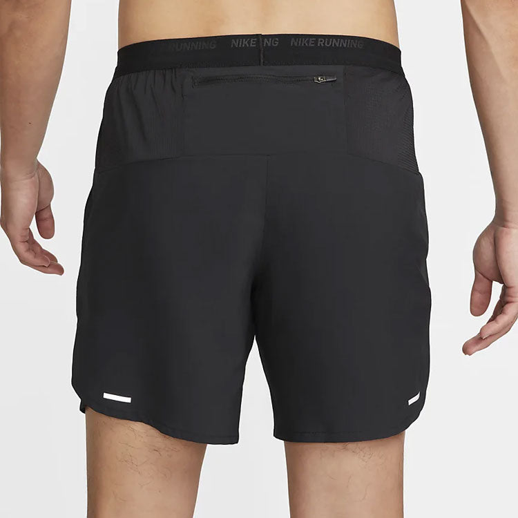 Шорты Men's Nike Solid Color Logo Sports Running Black Shorts DM4762-010 — фото 3