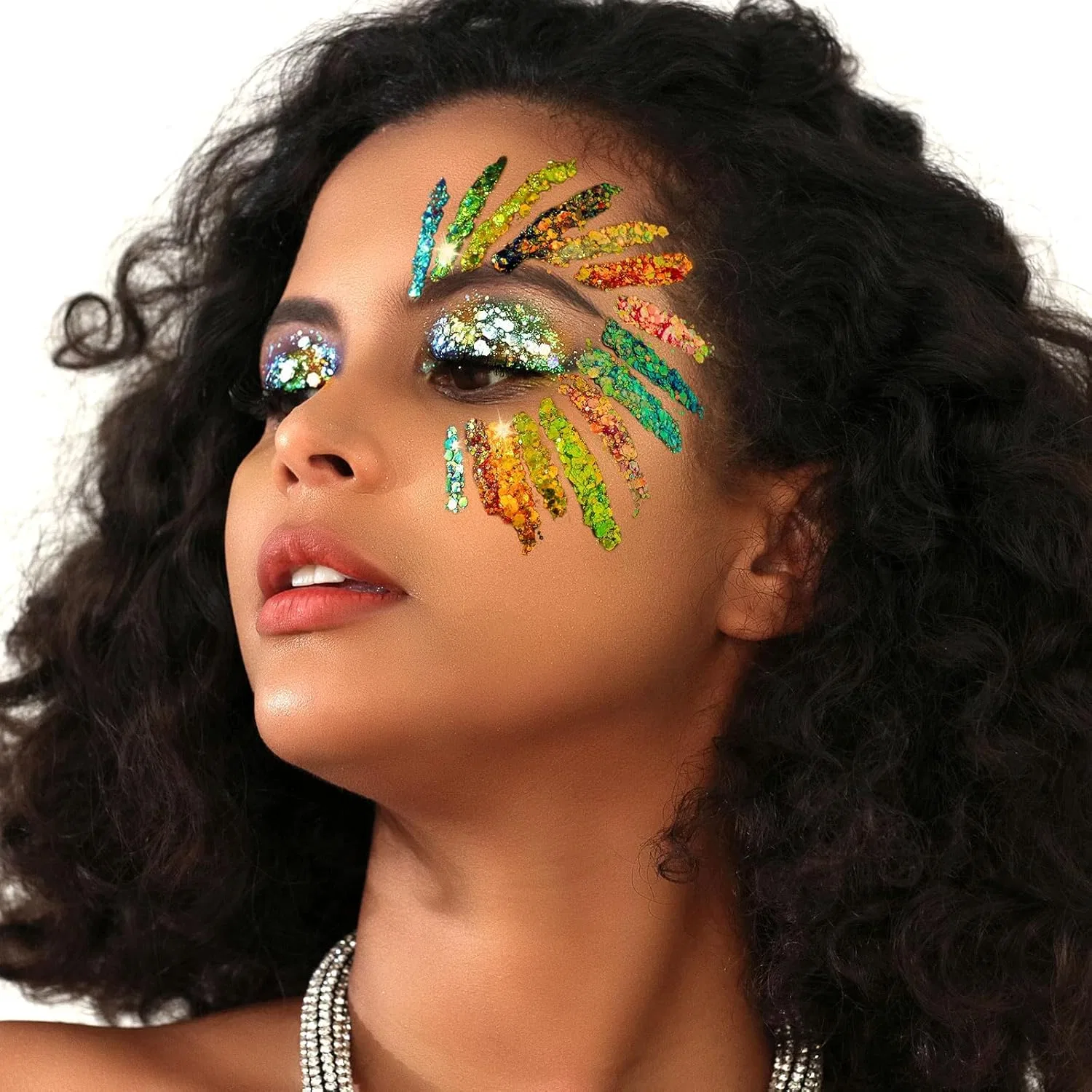 Набор гелевых блесток для лица и тела Festival Glitter Face, 12 штук Charfia, 12Pcs B — фото 4