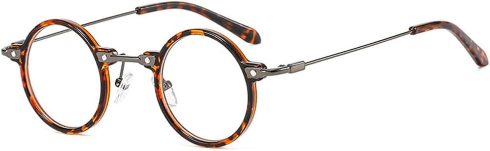 

Солнцезащитные очки с защитой UV400 для мужчин и женщин | Панк, маленькие круглые линзы с градиентом | для вождения и занятий спортом на открытом воздухе generic, Leopard Clear