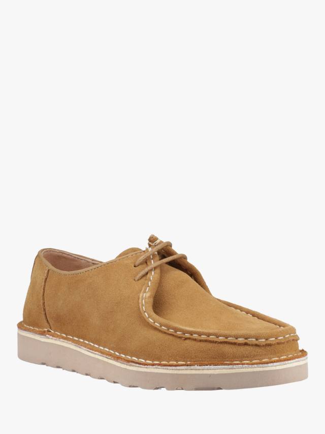 Обувь лодочки Otis из замши на шнуровке Hush Puppies, Tan — фото 2