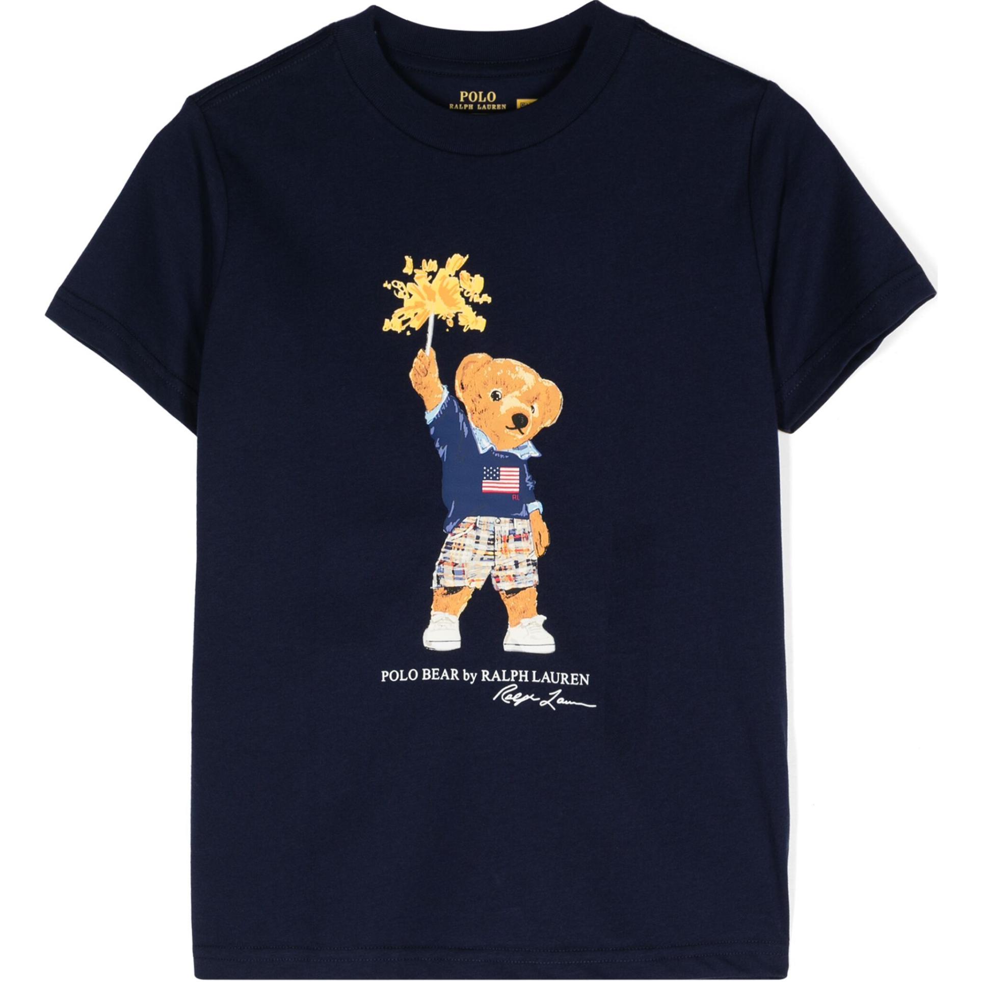 

Футболка поло морского синего цвета для детей Polo Ralph Lauren