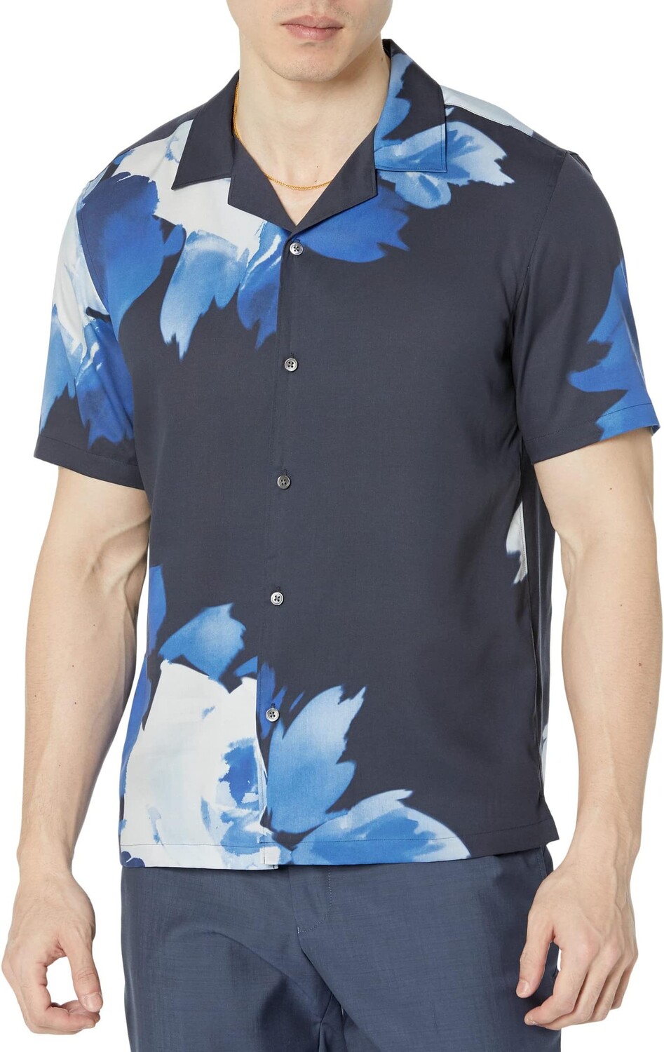 

Рубашка Irving Short Sleeve CC Abstract Theory, цвет Baltic/Palace Blue Multi
