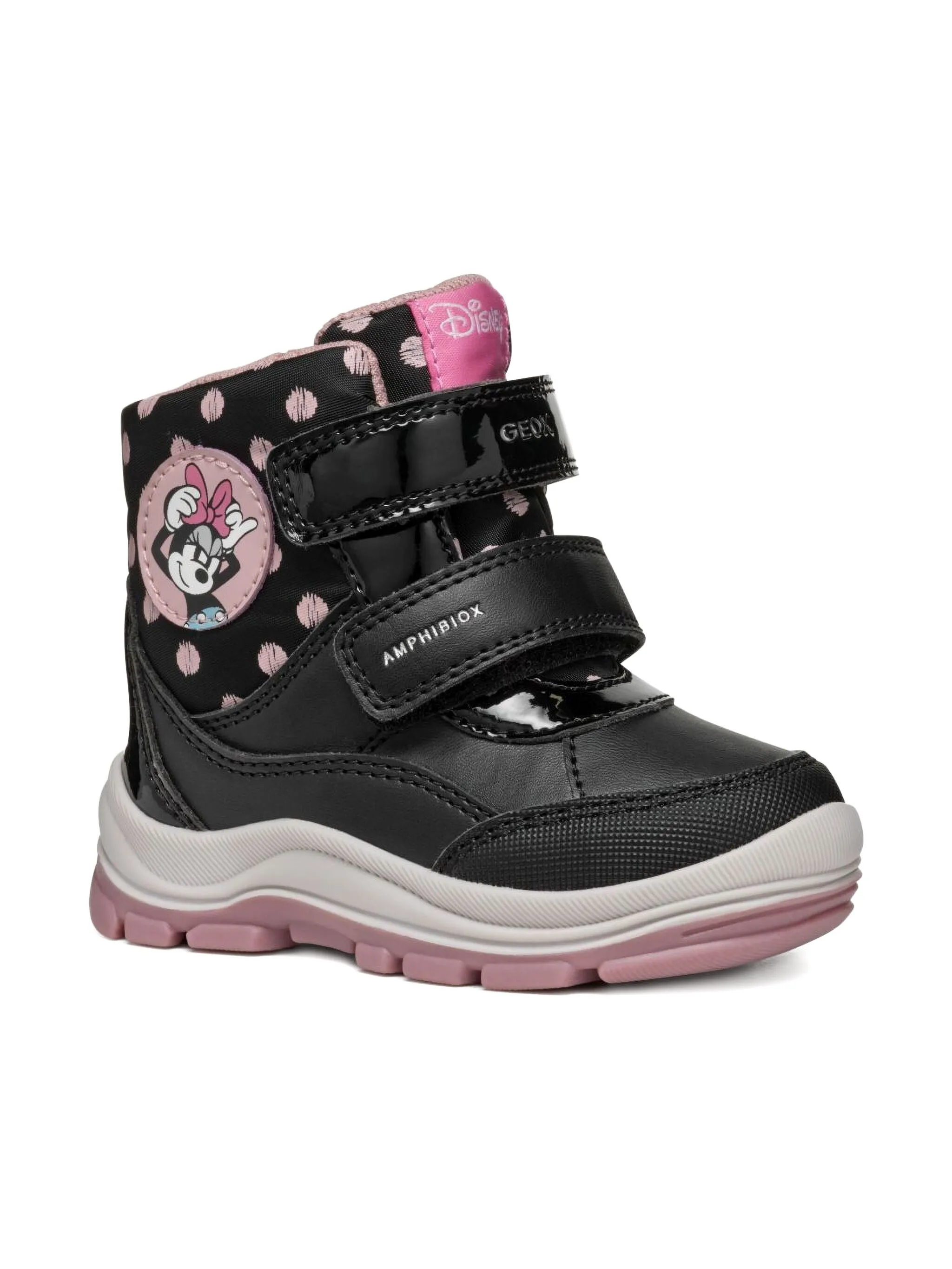 

Ботинки в горох Geox Kids, черный