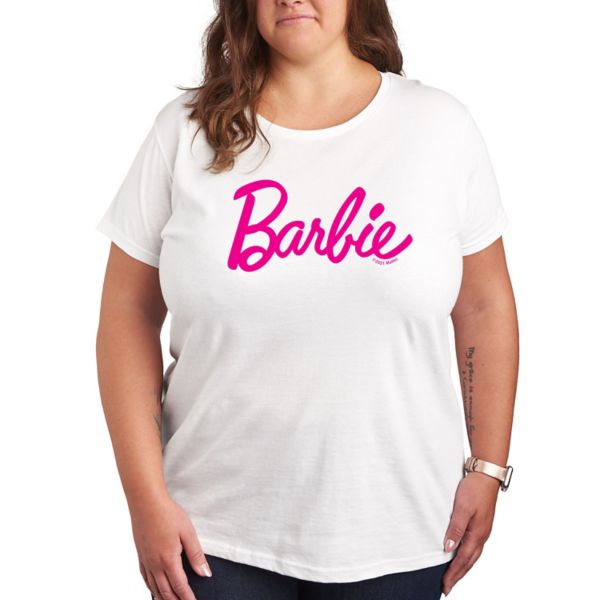 

Футболка классическая с логотипом Plus Barbie, белый