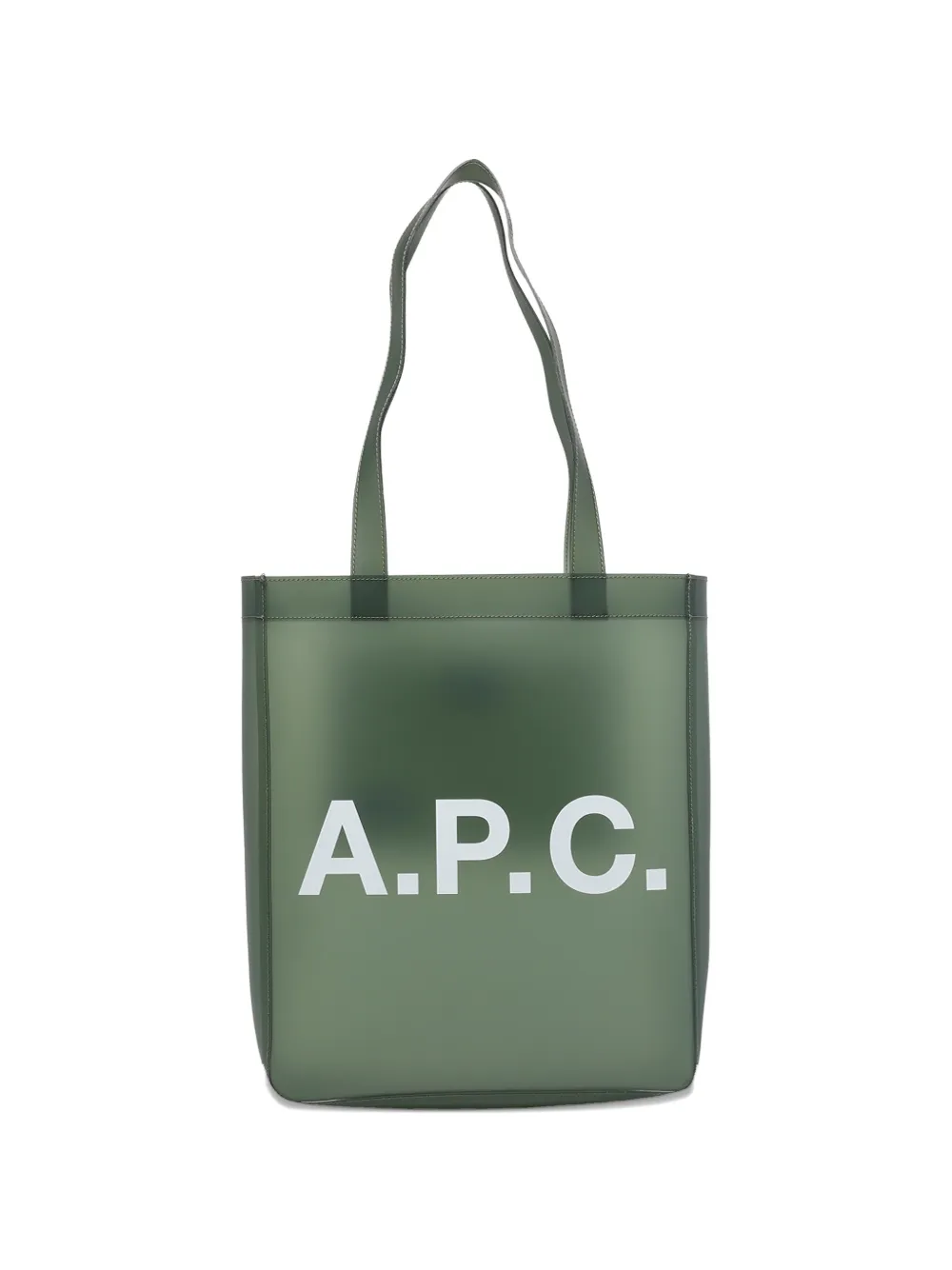 

Текстильная сумка-тоут с логотипом Lou A.P.C., зеленый