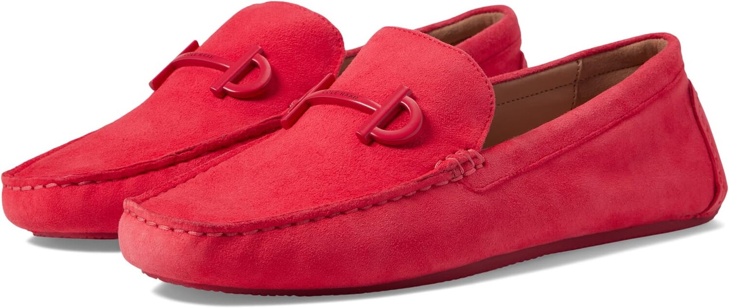

Лоферы Cole Haan Tully Driver, цвет Geranium Suede
