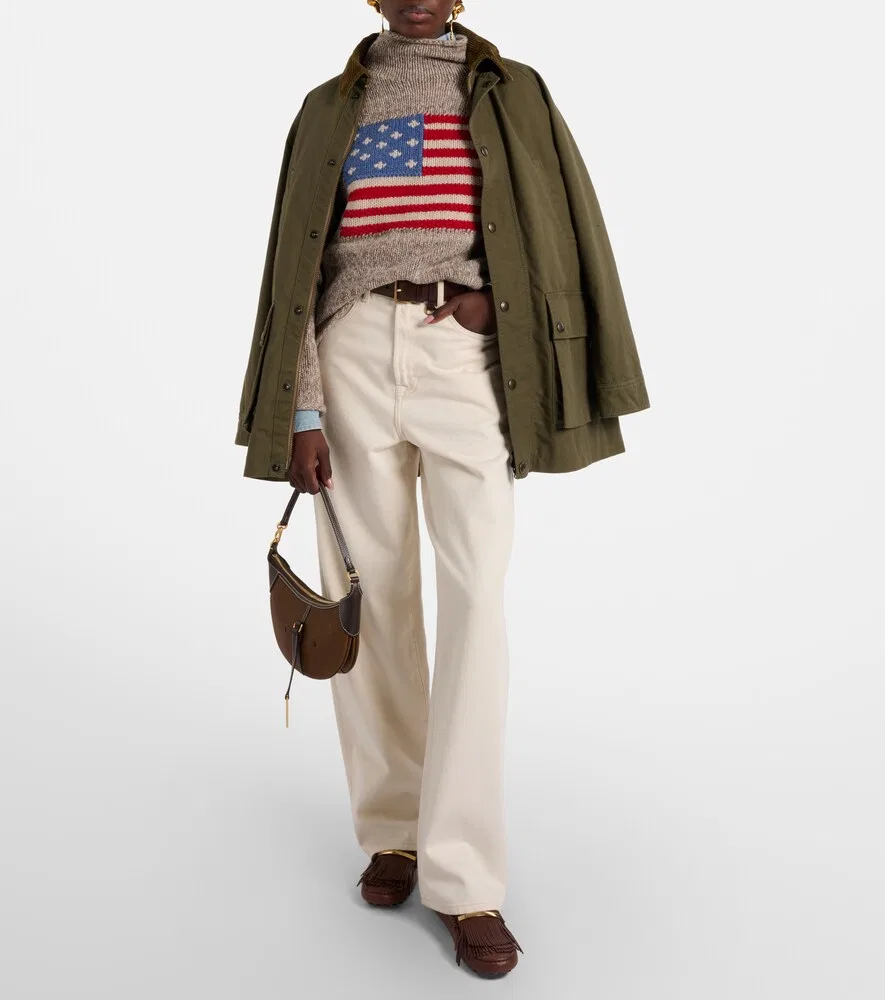 Свитер из шерстяной смеси Polo Ralph Lauren, бежевый — фото 2