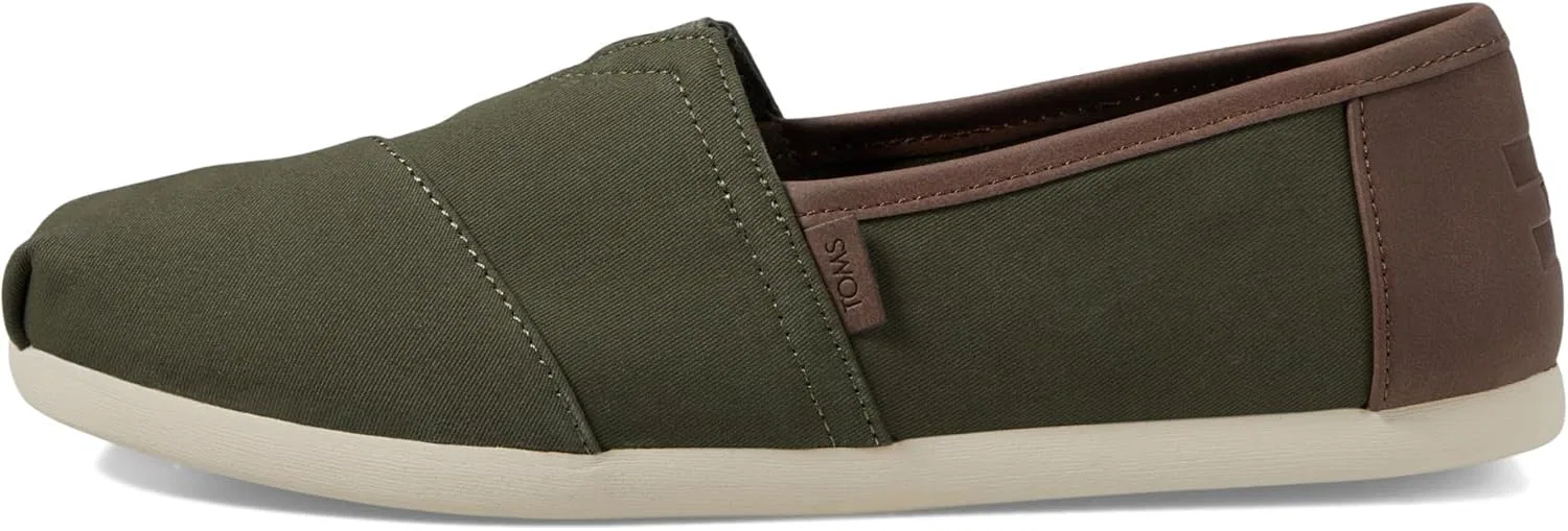TOMS Herren Alpargata_Кроссовки Dark Sage, Dark Sage Brushed Twill Tan Synthetic — фото 4