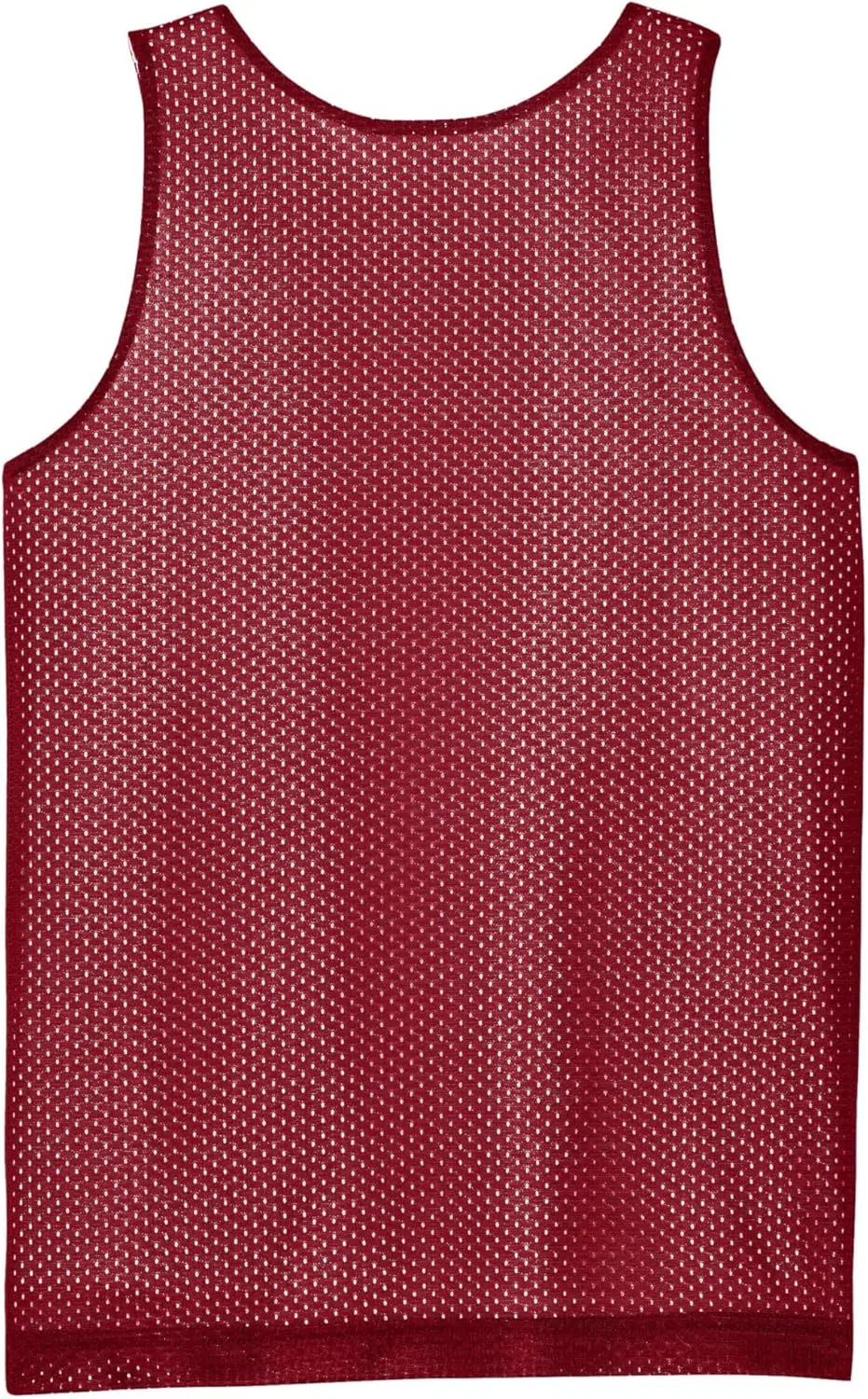 Детский реверсивный топ-сетка SPORT-TEK, Deep Red/White — фото 3