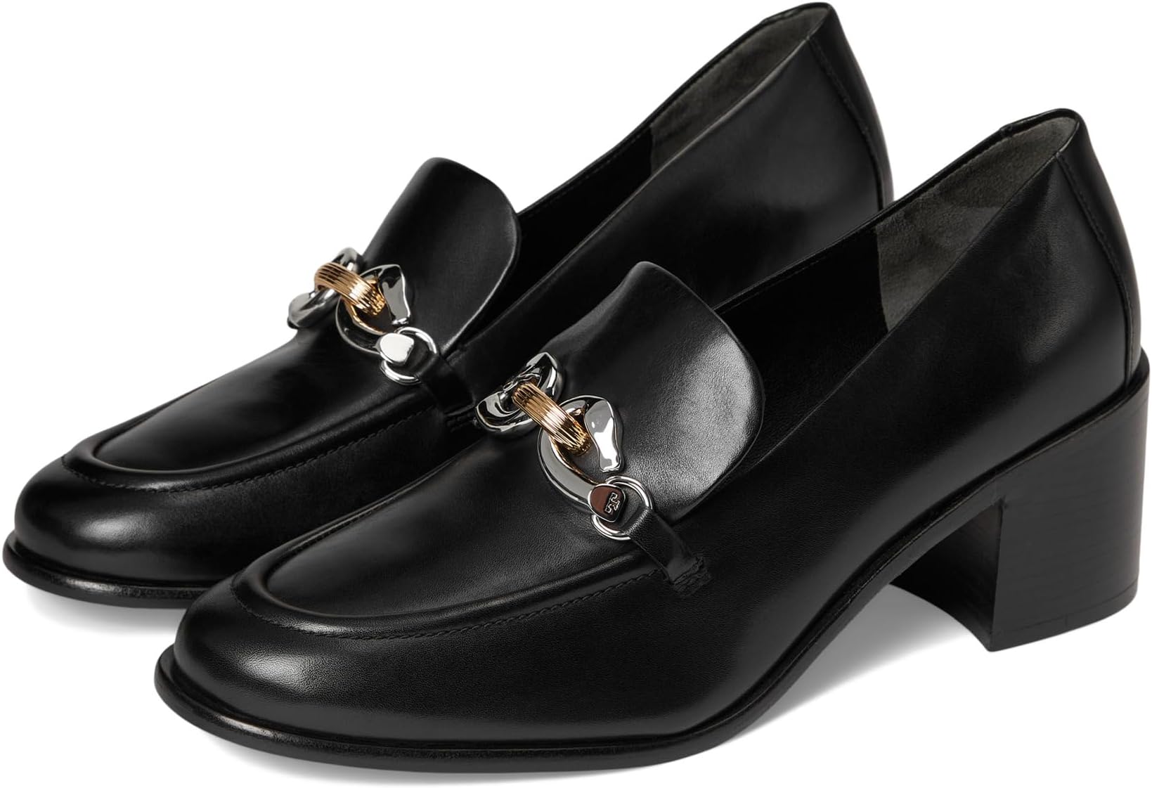 Туфли Tory Burch Jessa Heel Loafers 55mm, цвет Perfect Black