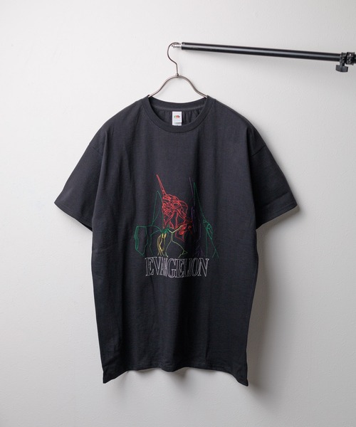 

Футболка с вышивкой, 6 унций (170 г), черный, коллаборация Evangelion x Fruit of the Loom