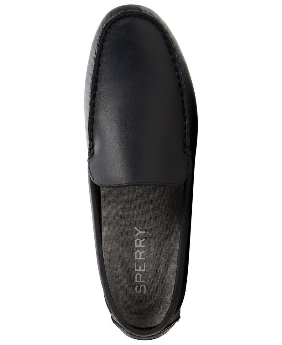 Мужские лоферы Davenport с закругленным носком Sperry, Black — фото 4