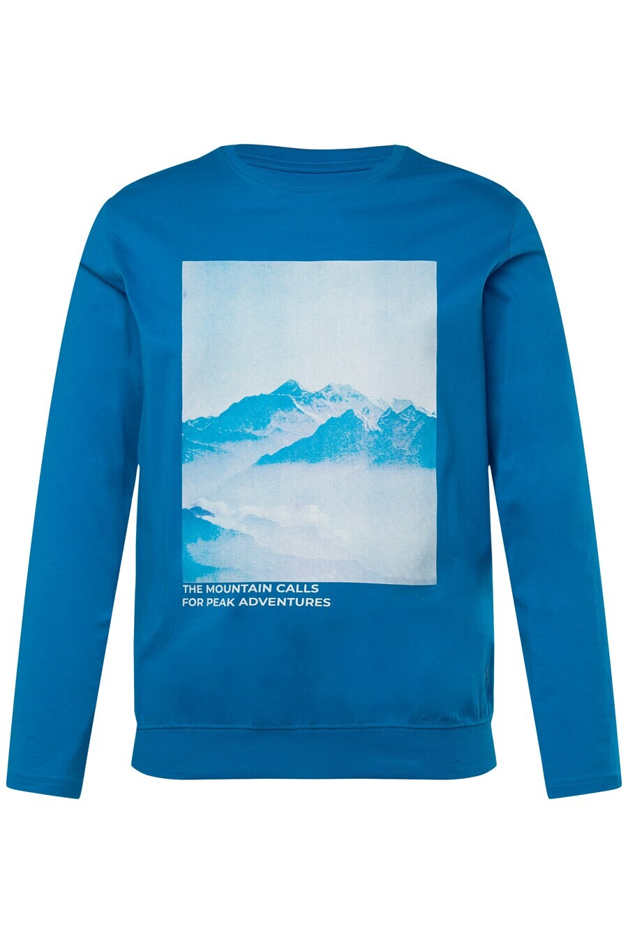 

Лонгслив Men Plus Shirt, лазурный
