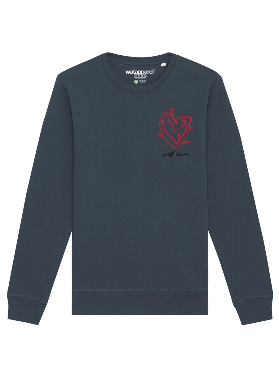 

Свитер Watapparel Sweatshirt Self Love, антрацит