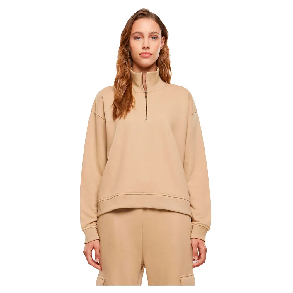 

Свитер Urban Classics Light Terry half zip, бежевый