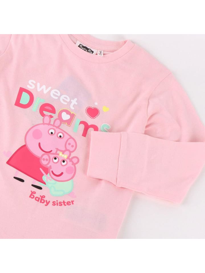 Peppa Pig Розовая детская пижама с короткими рукавами «Свинка Пеппа» — фото 3