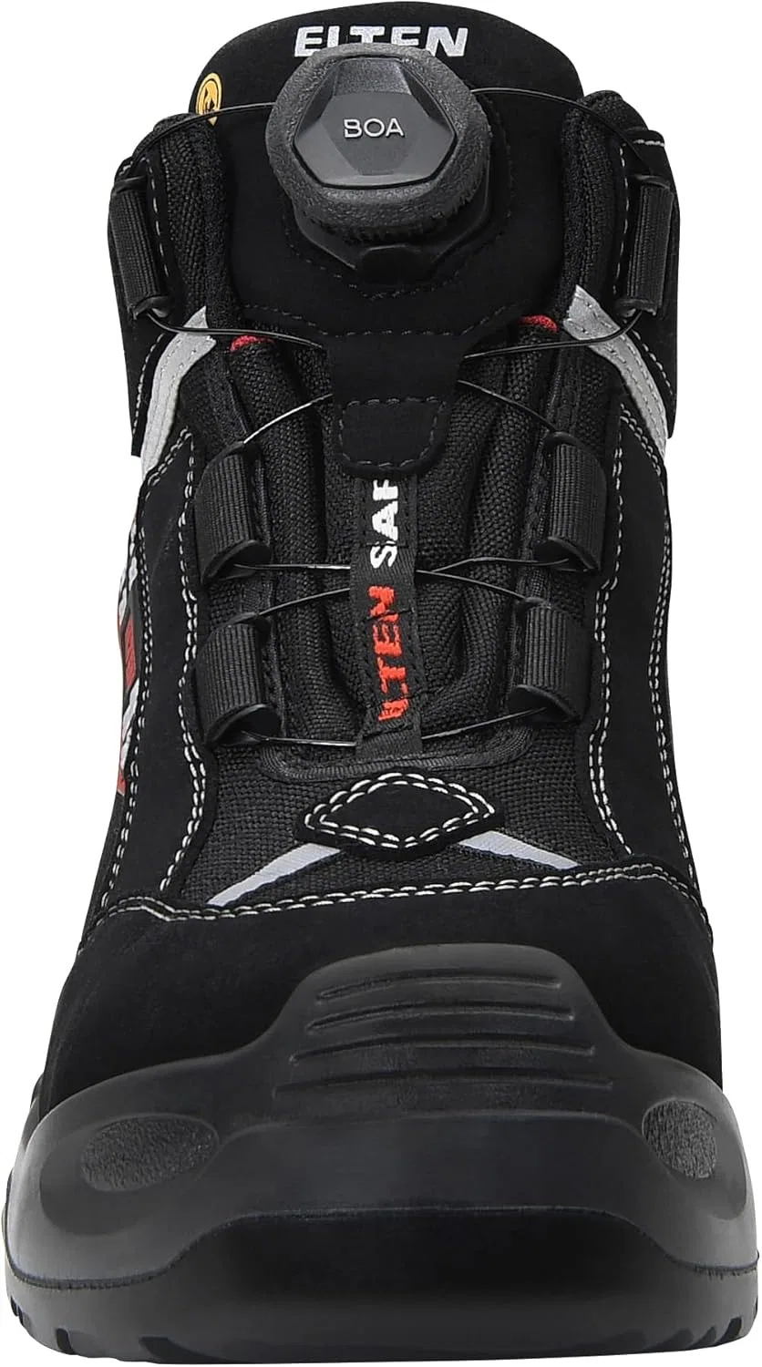 Мужская защитная обувь ELTEN Sander Boa Esd S3, Black — фото 4