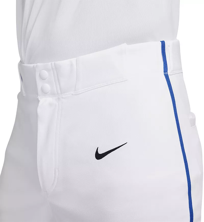 Мужские бейсбольные брюки Nike Vapor Select 2 с окантовкой, цвет White/Game Royal — фото 2