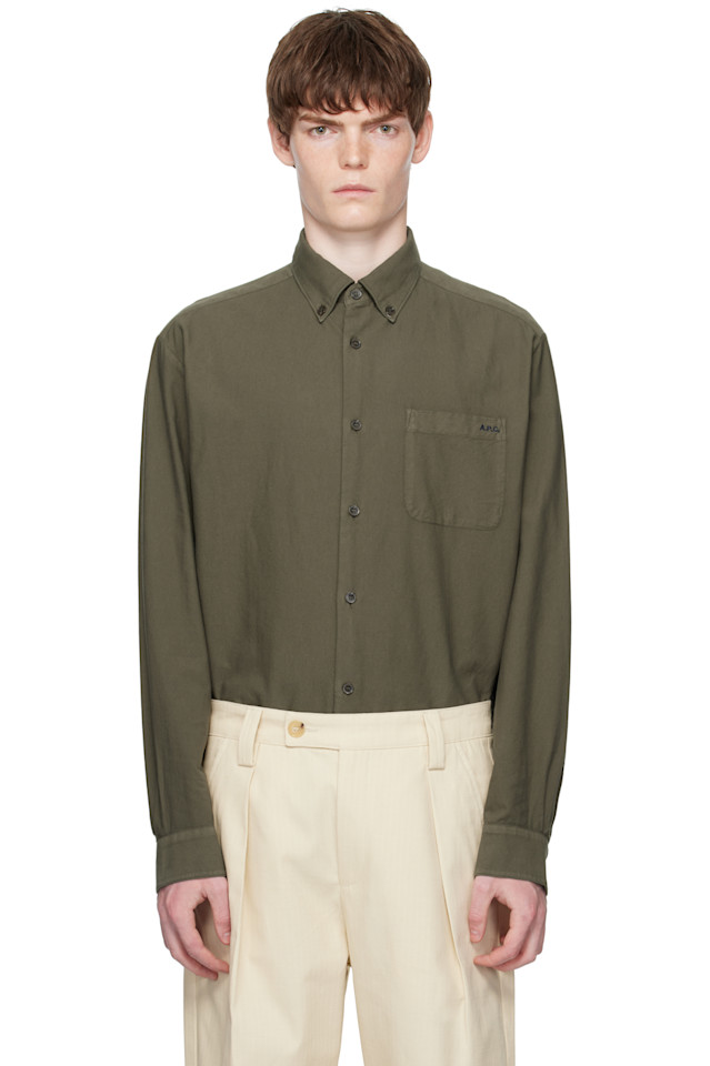

Футболка Mateo с логотипом A.P.C., зеленый