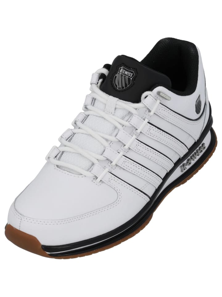 

Кроссовки на шнуровке K-SWISS, цвет white/black/gum