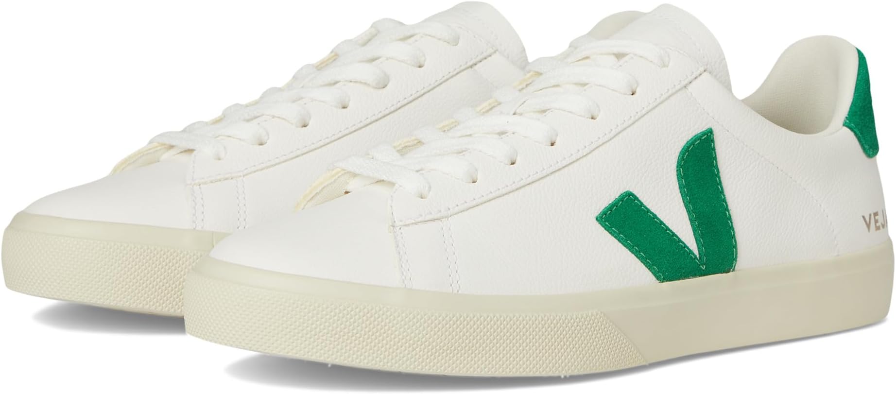 

Кроссовки VEJA Campo, цвет Extra White/Emeraude