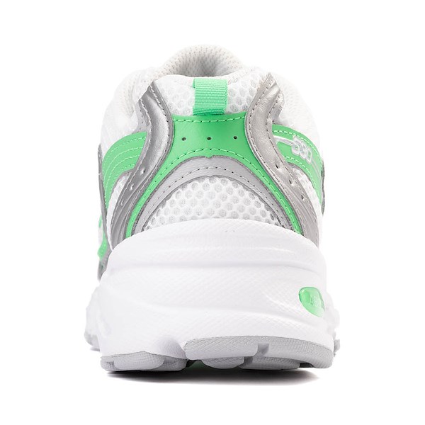 Кроссовки New Balance 530 Athletic Shoe, цвет White/Silver Metallic/Green Apple — фото 4