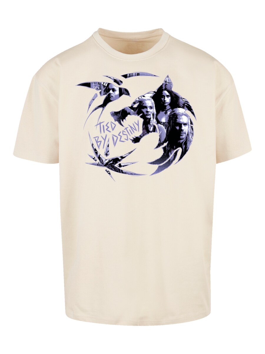 

Рубашка F4NT4STIC The Witcher Wolf Logo Infill Netflix TV Series, светло-бежевый