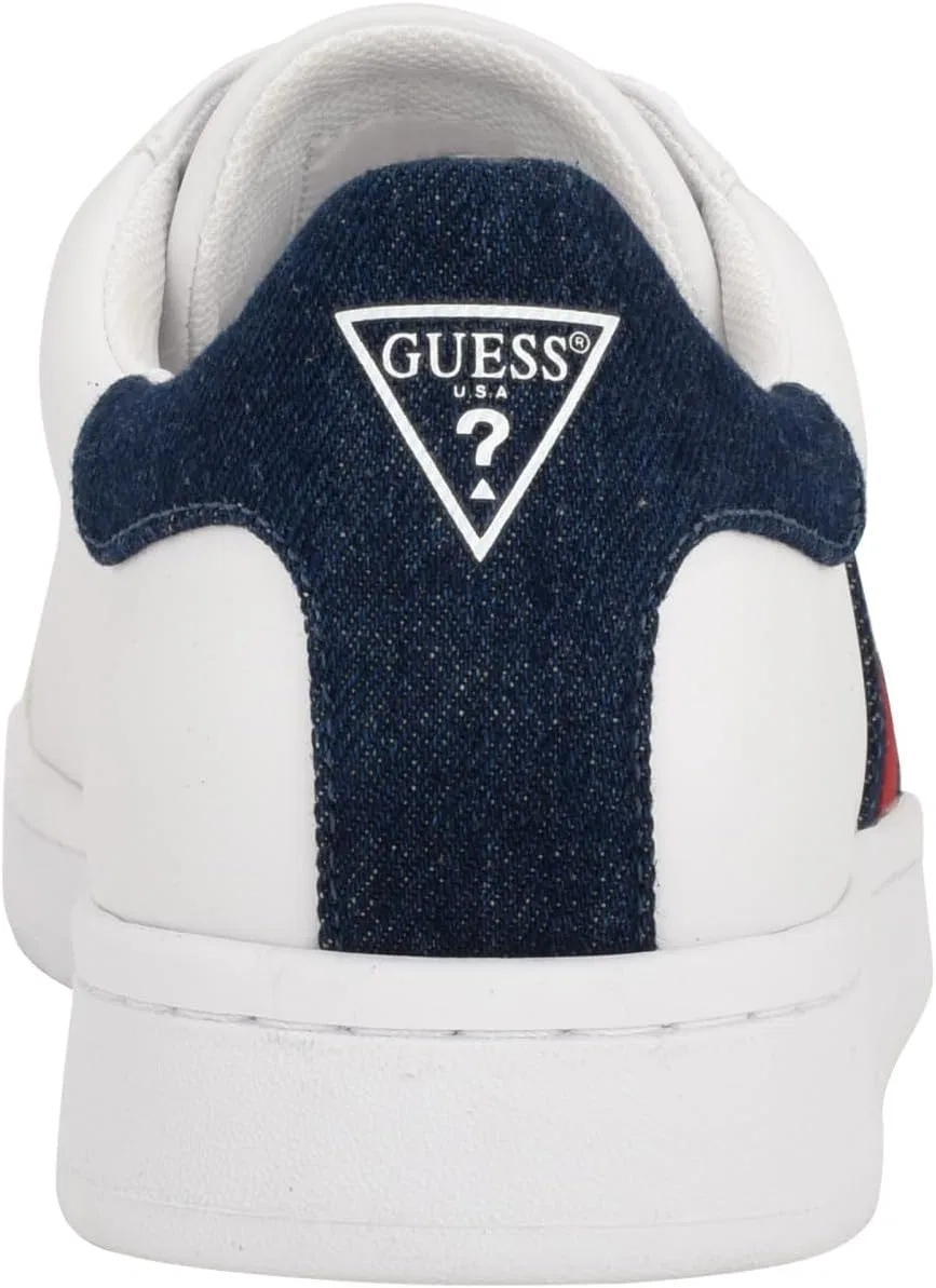 Кроссовки GUESS Herren Letoro, White Denim Red 140 — фото 3