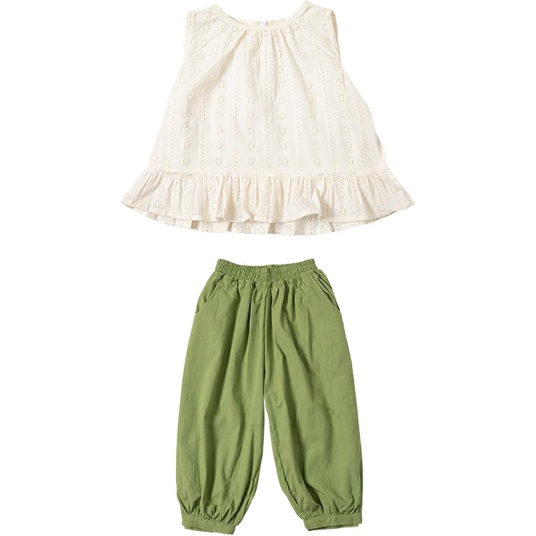 

Детский двухкомпонентный комплект с юбкой и водолазкой PROTECTCAMEL, белый зеленый