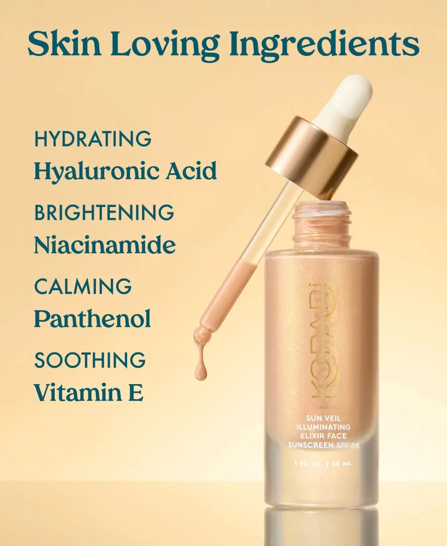 Крем для лица SPF KOPARI BEAUTY Солнцезащитный эликсир для лица Sun Veil Illuminating Elixir — фото 3