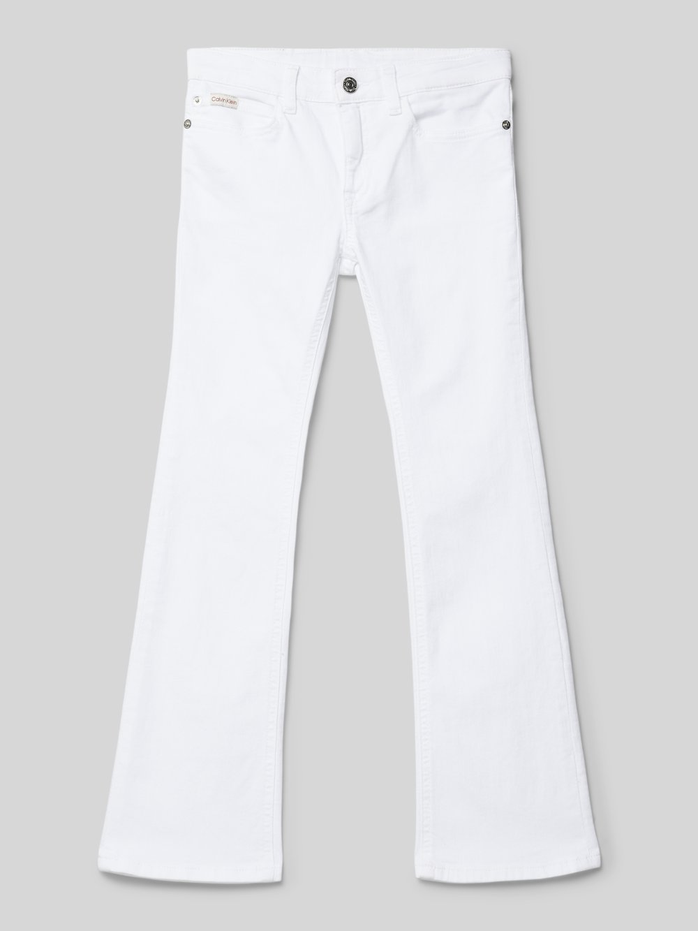 

Расклешенные джинсы с пятью карманами Calvin Klein Jeans, белый