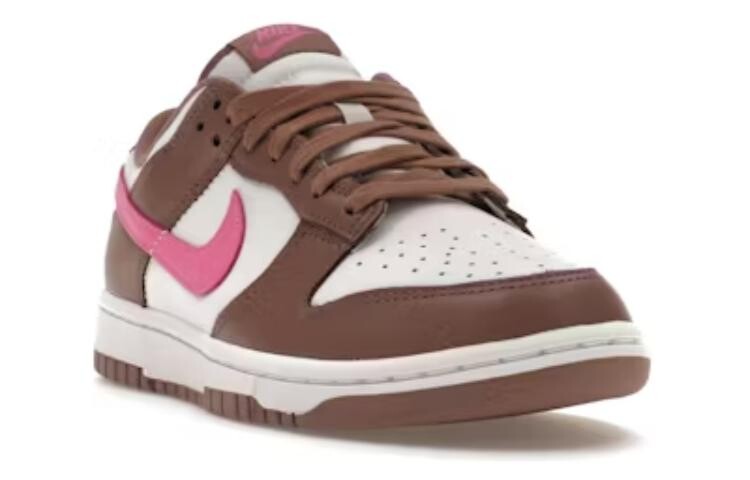 Женские кроссовки для скейтбординга Nike Dunk, Smokey Mauve/White/Playful Pink — фото 3