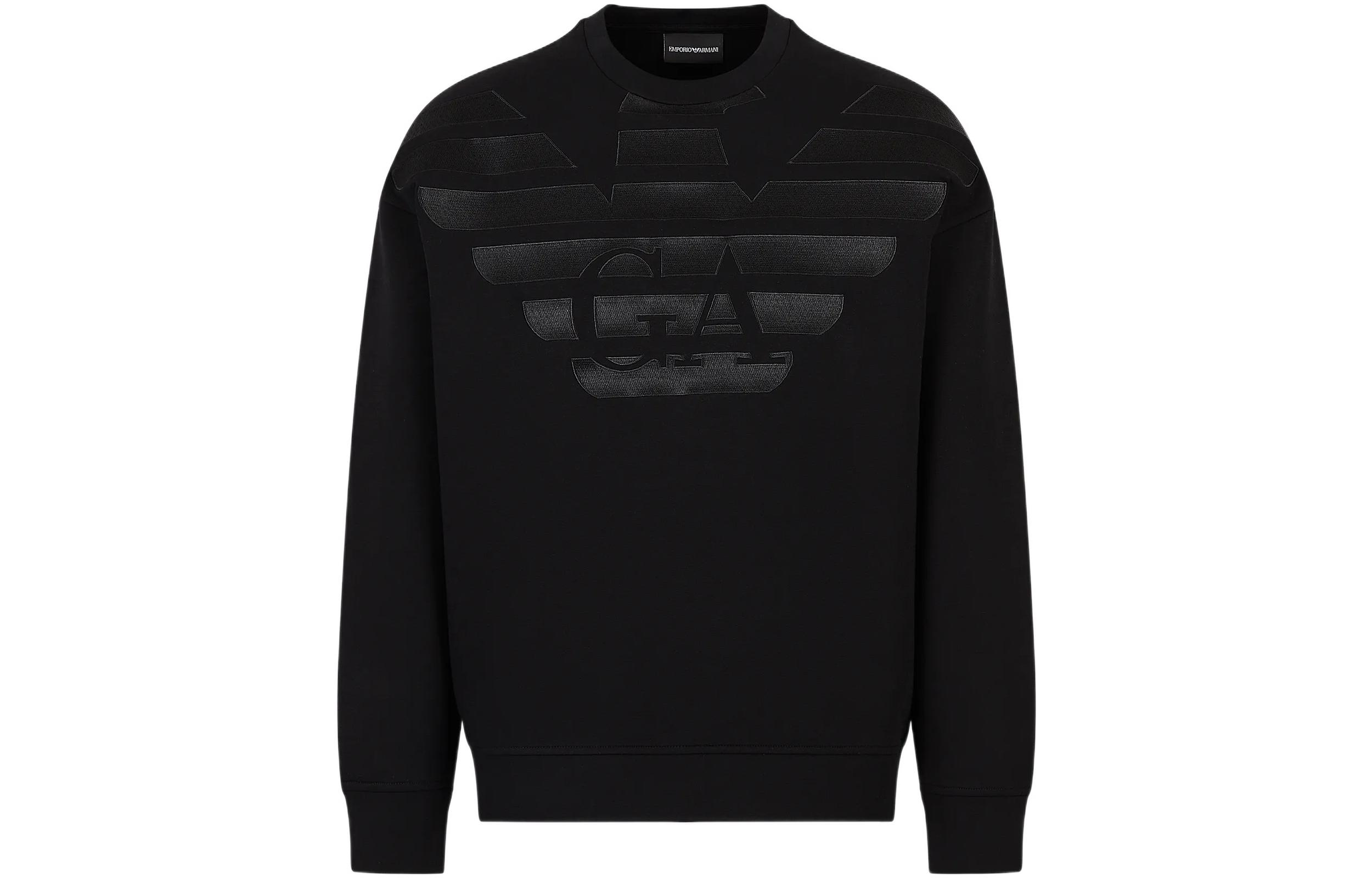 

EMPORIO ARMANI Мужская толстовка SS23, черная